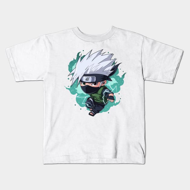 kakashi Kids T-Shirt by fancy ghost